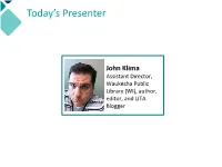 Managing Library Technology