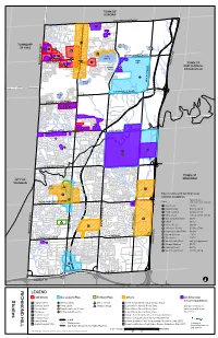 Map Identifying Lands Affected by Area-Specific