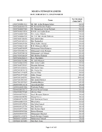 MPL Unpaid Dividend 2006-2007.Xlsx