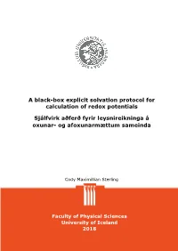 A Black-Box Explicit Solvation Protocol for Calculation of Redox Potentials