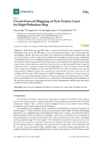 Crowd-Sourced Mapping of New Feature Layer for High-Definition