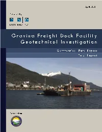 Gravina Freight Dock Facility Geotechnical Data Report