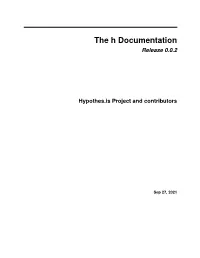 Release 0.0.2 Hypothes.Is Project and Contributors