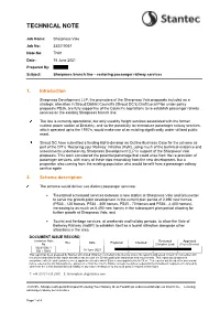 Sharpness Branch Line Technical Note