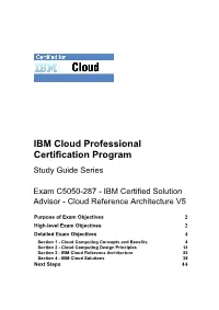 Cloud Reference Architecture V5