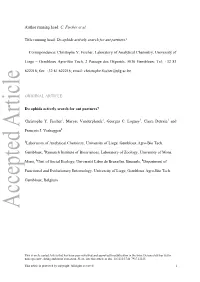 Do Aphids Actively Search for Ant Partners?