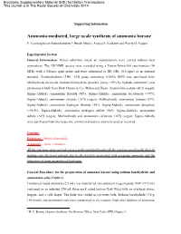 Ammonia-Mediated, Large-Scale Synthesis of Ammonia Borane P