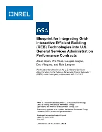 Blueprint for Integrating Grid-Interactive Efficient Building (GEB) Technologies Into U.S