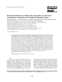 Diversity, Distribution, and Molecular Systematics of Octocorals (Coelenterata: Anthozoa) of the Penghu Archipelago, Taiwan