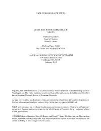 Media Bias in the Marketplace: Theory