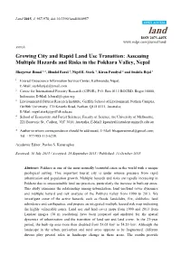 Assessing Multiple Hazards and Risks in the Pokhara Valley, Nepal