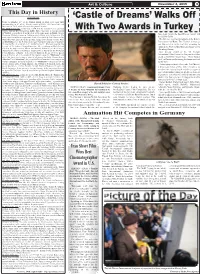 'Castle of Dreams' Walks Off with Two Awards in Turkey