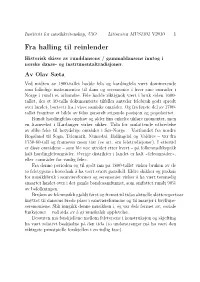 Fra Halling Til Reinlender