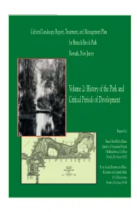 History of the Park and Critical Periods of Development