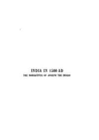 I N D I a I N 1 5 0 0