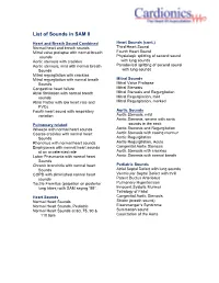 List of Sounds in SAM II