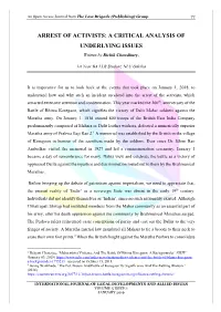ARREST of ACTIVISTS: a CRITICAL ANALYSIS of UNDERLYING ISSUES Written by Richik Chowdhury