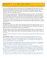 GENESIS 1 – 3 and the CROSS the Connection Between the Gospel and the Creation Scriptures?