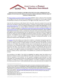 Guidelines for Protecting Schools and Universities from Military Use During Armed Conflict (Enclosed) Into Domestic Policy and Operational Frameworks