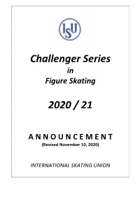 ISU Challenger Series in Figure Skating 2020/21