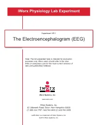 The Electroencephalogram (EEG)