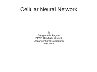 Cellular Neural Network