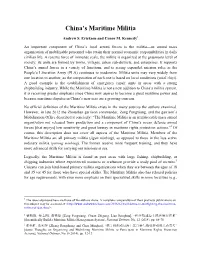 China's Maritime Militia