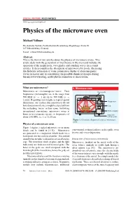 Physics of the Microwave Oven