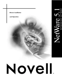 Registering Netware Btrieve with the Novell Directory Services