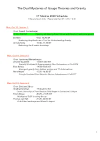 Schedule Titles and Zoom Links: Please Note That IST = UTC + 5:30