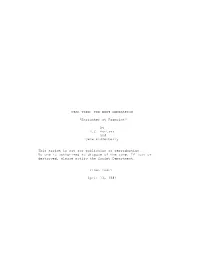 STAR TREK: the NEXT GENERATION "Encounter at Farpoint" by D.C. Fontana and Gene Roddenberry This Script Is Not F