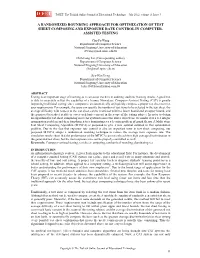 A Randomized Rounding Approach for Optimization of Test Sheet Composing and Exposure Rate Control in Computer- Assisted Testing