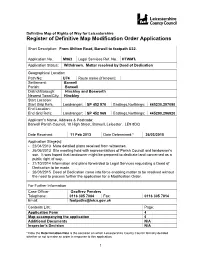 Application M963 Hinckley and Bosworth