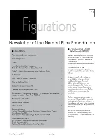 Newsletter of the Norbert Elias Foundation
