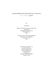 Parallel-Prefix Structures for Binary and Modulo