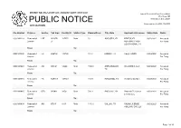 Public Notice &gt;&gt; Licensing and Management System Admin &gt;&gt;
