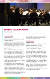 Spring Celebration