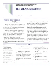The ALL-SIS Newsletter