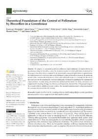 Theoretical Foundation of the Control of Pollination by Hoverflies
