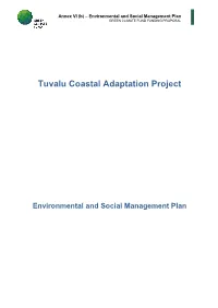 Tuvalu Coastal Adaptation Project