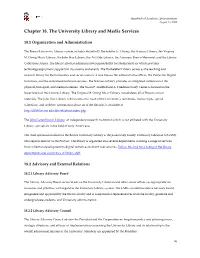 Chapter 18. the University Library and Media Services