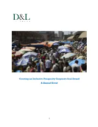 Creating an Inclusive Prosperity Cities Index (ICI)