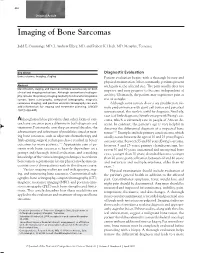 Imaging of Bone Sarcomas