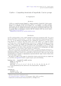 Computing Invariants of Hyperbolic Coxeter Groups