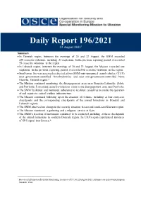 Daily Report 196/2021 23 August 20211