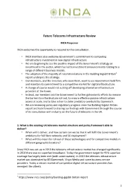 Future Telecoms Infrastructure Review