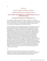 P.1 CASE NO. 21 TRIAL of GENERAL