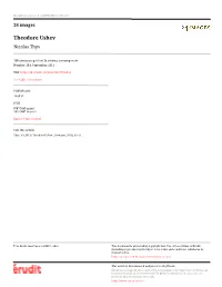 Theodore Ushev Nicolas Thys