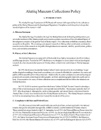 Alutiiq Museum Collections Policy