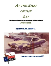 At the Sign of the Cat